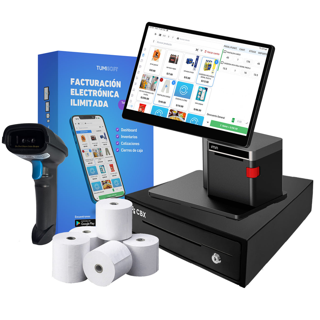 COMBO FULL SWAN 2 4GB - Tumisoft - POS #1 de Perú