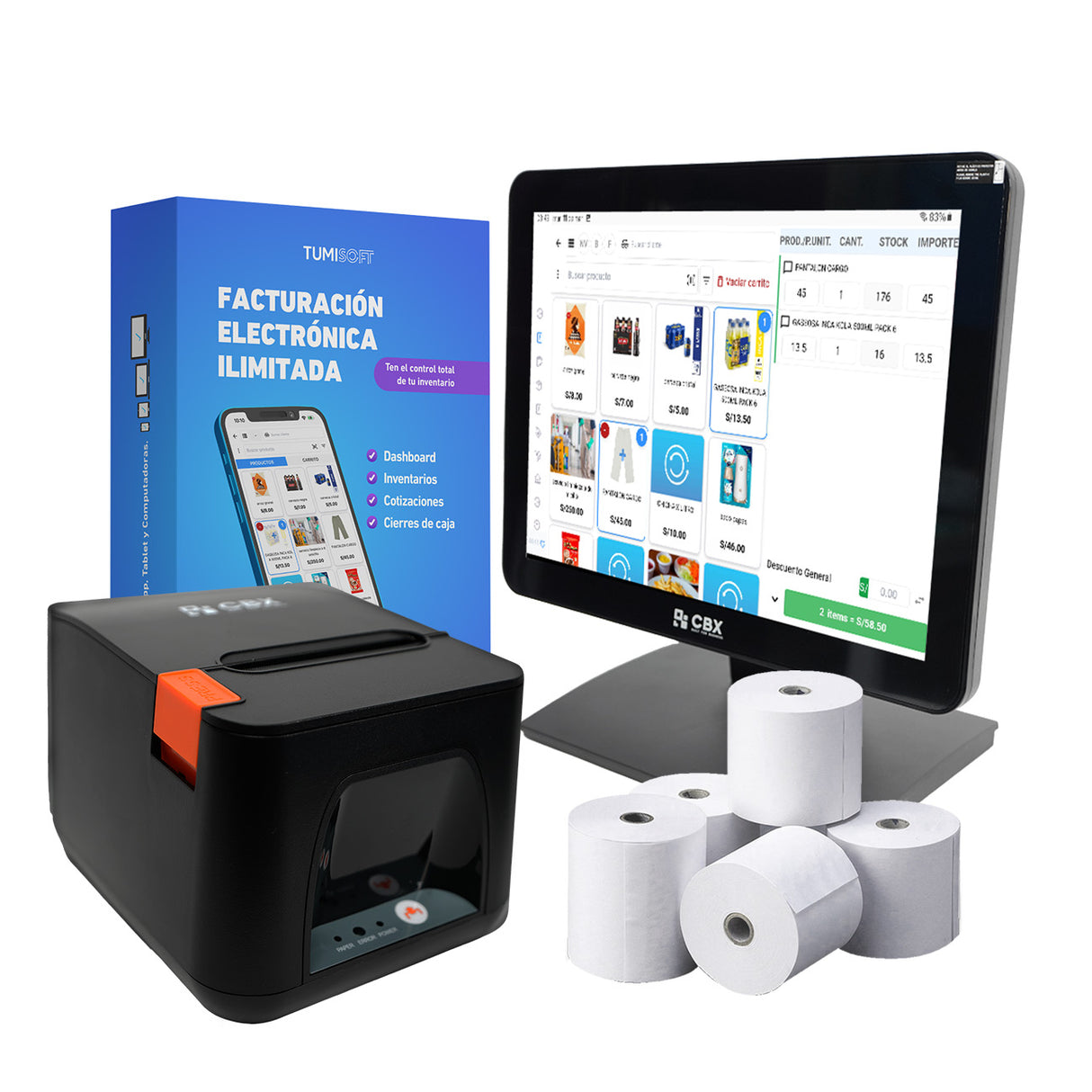 COMBO ALL-IN-ONE - Tumisoft - POS #1 de Perú