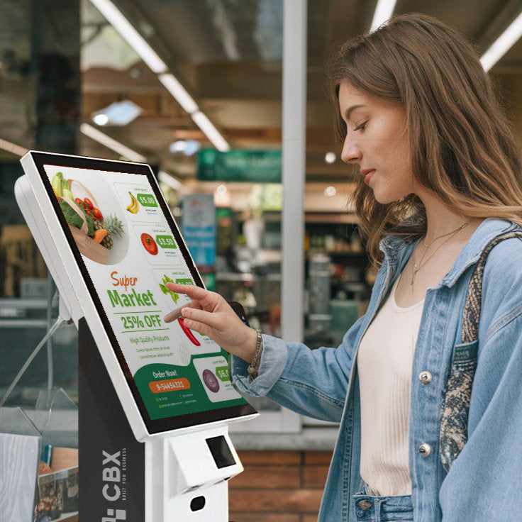 KPOS-S22 – Kiosko de Autoservicio Inteligente 32”