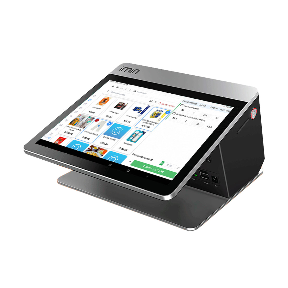 iMin Falcon 1 - Punto de Venta - 4 GB - Tumisoft - POS #1 de Perú 