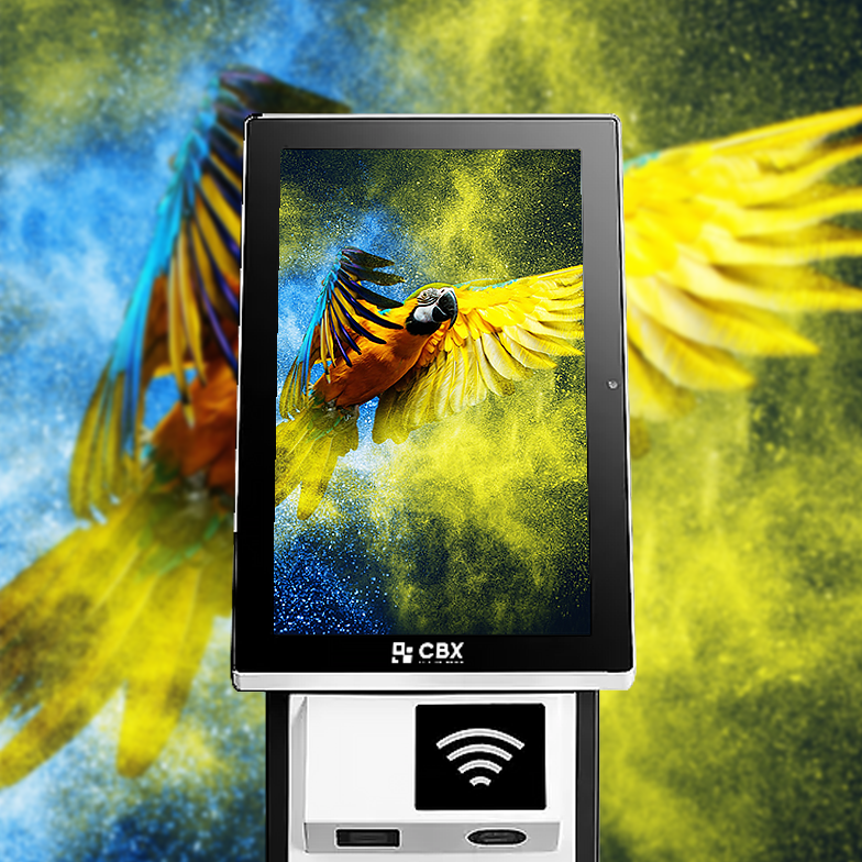 KPOS-S22 – Kiosko de Autoservicio Inteligente 32”