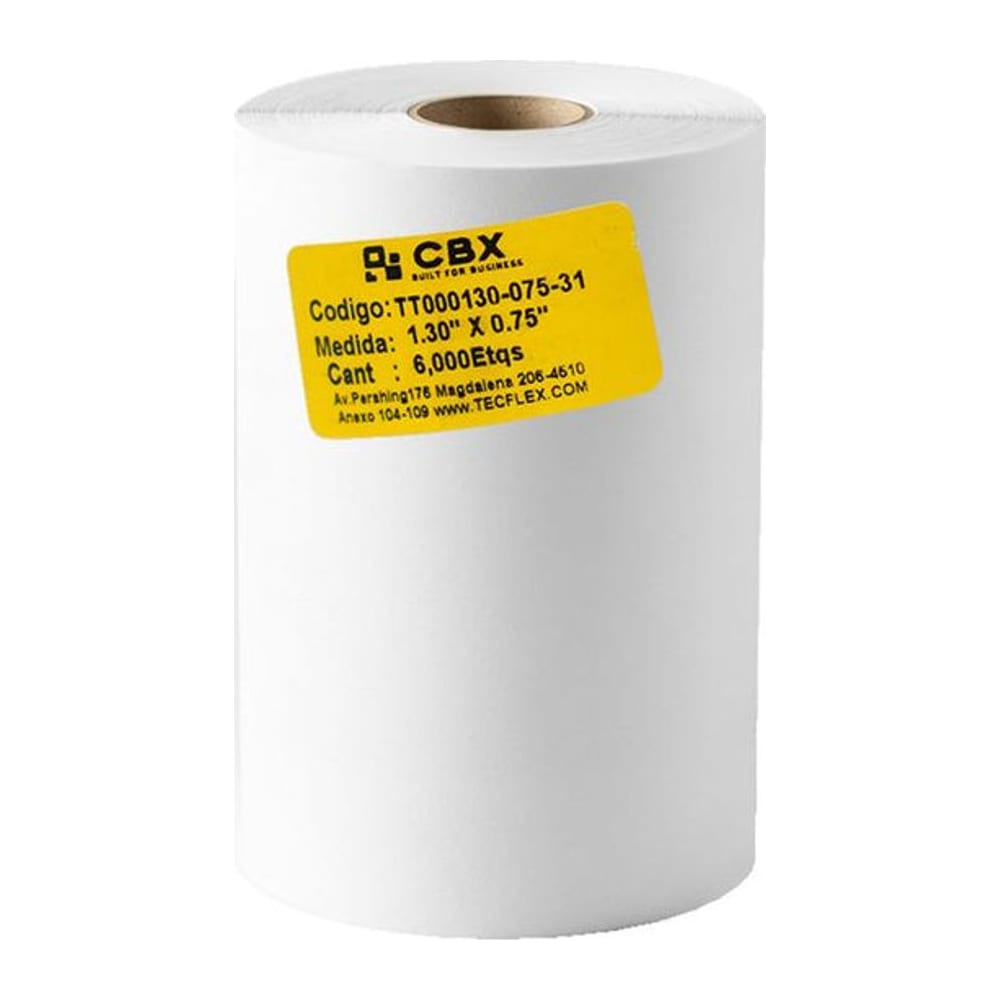 Etiquetas 1.3×0.75″ (6,000 u.)